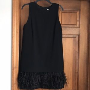 Formal black sleeveless dress